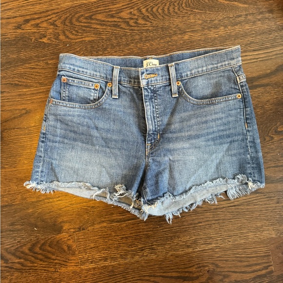 J Crew Mid-Rise denim shorts - Picture 4 of 7